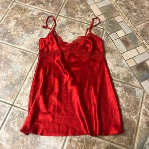 Victoria’s Secret Red Satin Nightgown
